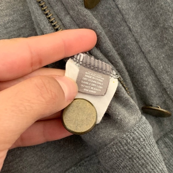 NWOT Fossil Military-Style Gray Sweater - Picture 10 of 12